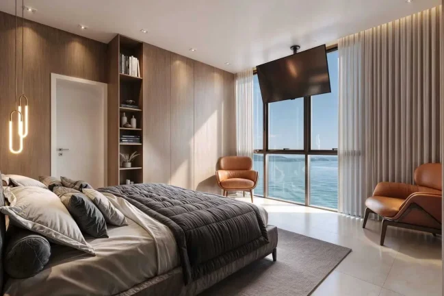 Imagem Apartamento na planta com 4 suítes e 3 vagas de garagem em Porto Belo