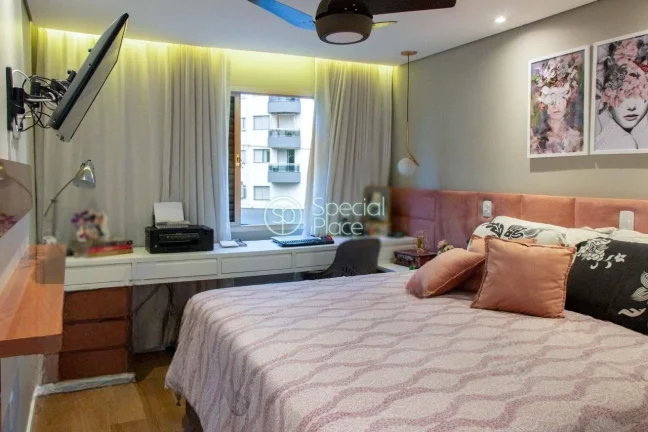 Imagem Apartamento com 110m² em Moema Índios. Totalmente reformado, elétrica, hidráulica, gesso , ilumi...