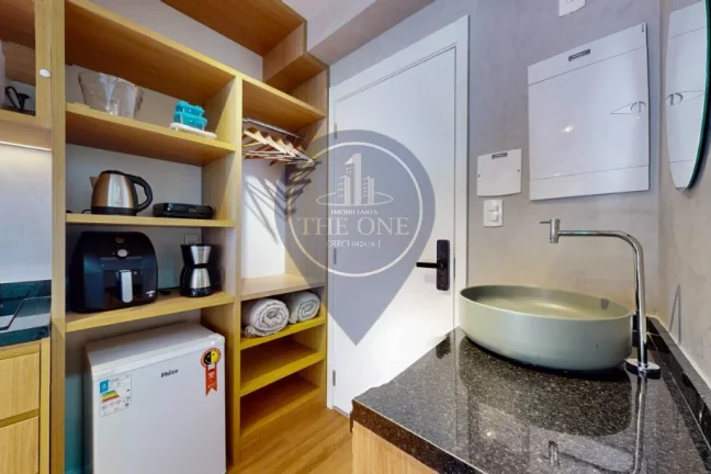 Imagem Apartamento de Luxo no Jardim das Bandeiras: 1 quarto, 1 suíte, 1 banheiro, 38m² - Venda ou Locação em São Paulo-SP!