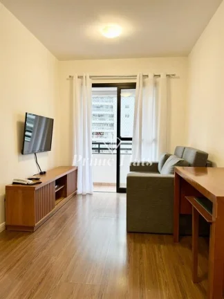 Imagem Flat disponível para locação no Mercure São Paulo Berrini, com 54m², 2 dormitórios e 1 vaga de garagem