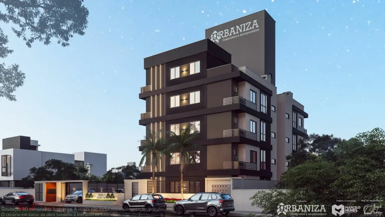 Imagem Apartamento com 2 dormitórios à venda sendo 1 suíte, 51.0 m² por - R$ 430.000,00 - Areias - Tijucas/SC