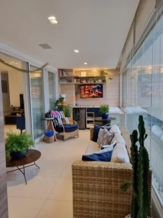 Imagem Apartamento 3 dormitórios, sendo 3 suítes, rico em armários, sala ampla, lavabo, varanda gourmet ...
