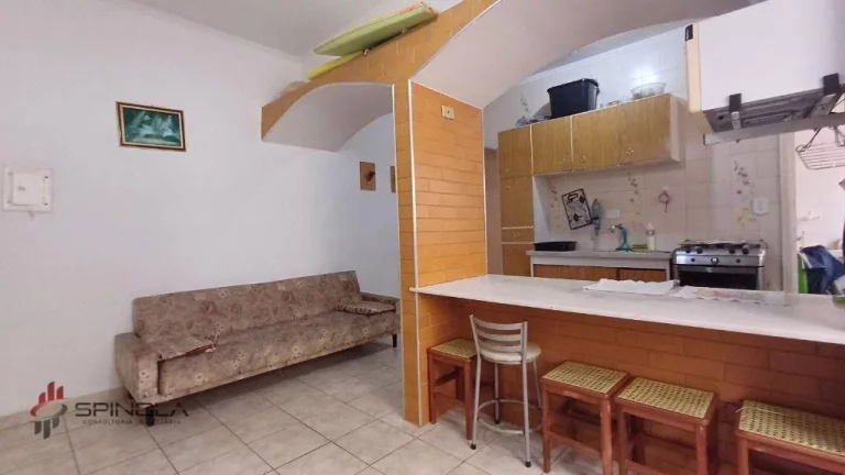 Imagem Apartamento com 1 dormitório à venda, 43 m² por R$ 220.000,00 - Vila Caiçara - Praia Grande/SP