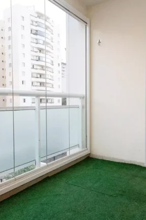Imagem Studio/Loft 60M², 1Q, 1 Banheiro, 1 Vaga, Academia, Churrasqueira, Piscina, Quadra Beach Tênis, Salão de Festas, Sauna.