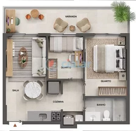 Imagem Garden à venda 1 Quarto 1 Vaga 41.1M Tijuca Rio de Janeiro - RJ | Cores da Tijuca Imagem Garden à venda 1 Quarto 1 Vaga 41.1M Tijuca Rio de Janeiro - RJ | Cores da Tijuca