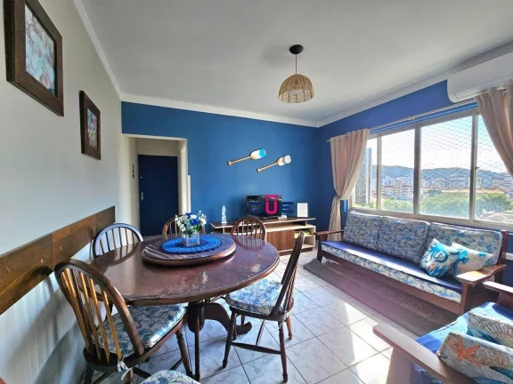 Imagem Apartamento 2 Quartos, 1 Vaga Demarcada - Gonzaga - Santos - SP