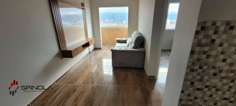 Imagem Apartamento com 1 dormitório à venda, 36 m² por R$ 325.000,00 - Caiçara - Praia Grande/SP