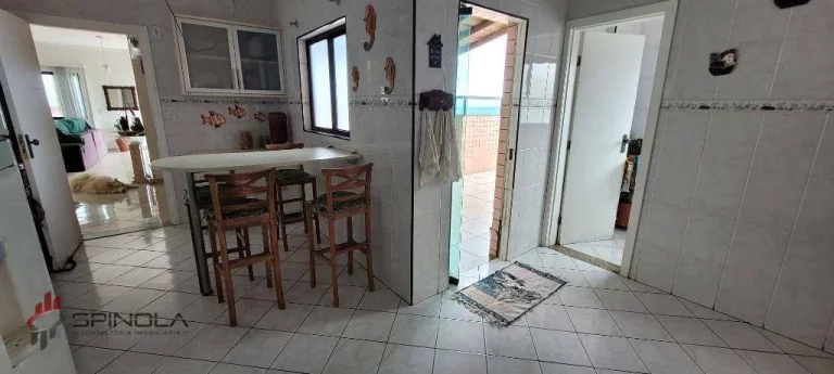 Imagem Cobertura com 4 dormitórios à venda, 221 m² por R$ 1.100.000,00 - Vila Caiçara - Praia Grande/SP