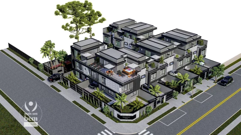 Imagem SOBRADO TRÍPLEX 170 m² DE ESQUINA com 3 quartos sendo 1 suíte, 2 vagas de garagem, terraço à venda por R$ 1.190.000,00 - Cajuru - Curitiba/PR