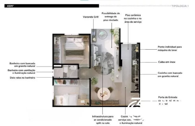 Imagem Apartamento para Venda em Santo André / SP no bairro Santa Maria
