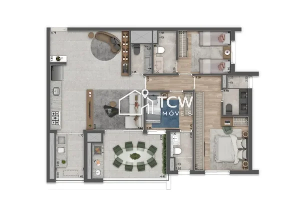 Imagem Apartamento à venda no bairro Vila Santa Catarina - São Paulo/SP, Zona Sul