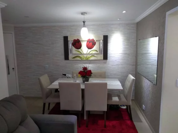 Imagem Apartamento com 3 dormitórios para alugar, 60 m² por R$ 2.820,00/mês - Parque Marajoara - Santo André/SP