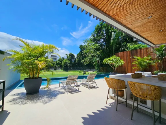 Imagem Residência de luxo no Riviera de São Lourenço Módulo 12: 5 suítes, 3 salas, 8 vagas. Condomínio 5 estrelas com certificação sustentável.