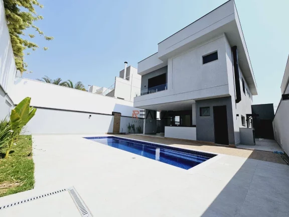 Imagem Sobrado/Casa com 3 suítes, sala de TV e escritório à venda, 280 m² por R$ 2.100.000 - Condomínio Alto de Itaici - Indaiatuba/SP