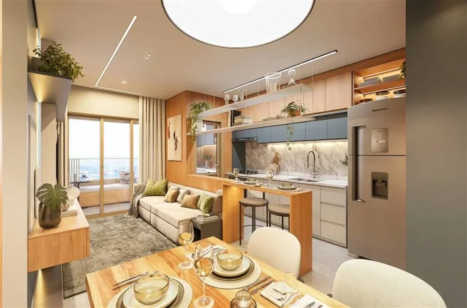 Imagem APARTAMENTO COM 57.46 m² - GUILHERMINA - PRAIA GRANDE SP