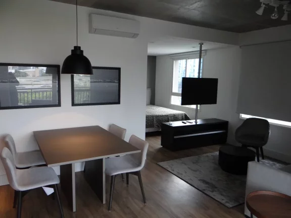 Imagem Flat para venda tem 62 metros quadrados com 1 quarto em Cidade Monções