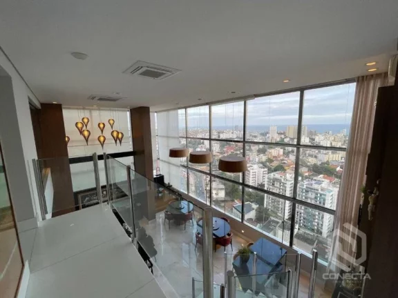 Imagem A 5ª Avenida selecionou esse exclusivo DUPLEX decorado pé direito de 6 metros, 200 m² piscina privativa no Charmoso Edifício LUMIERE Horto Florestal