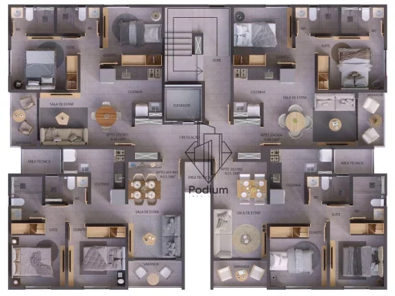 Imagem Apartamento com excelente localização nas proximidades de restaurante, shopping, colégio e supermercados no bairro do Bancários -AP2394