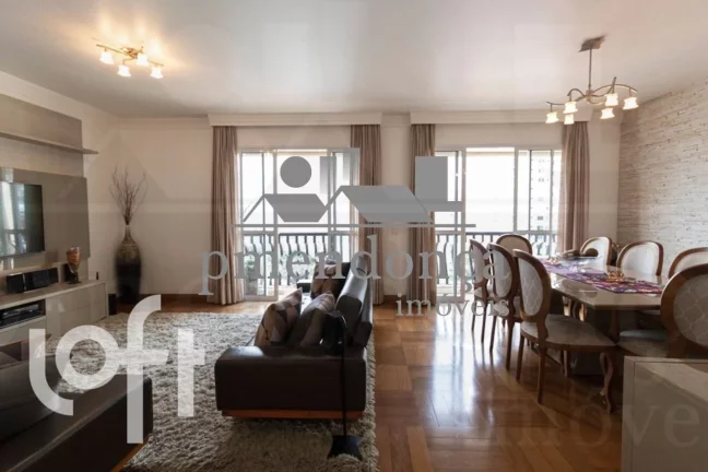 Imagem Apartamento em Perdizes andar alto com 4 quartos ( 3 sui­tes ) e 3 vagas, 158m²