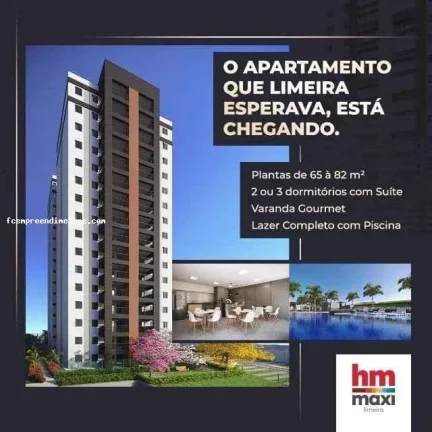 Imagem Apartamento para Venda em Limeira, Gleba Beatriz, 2 dormitórios, 1 banheiro, 1 vaga