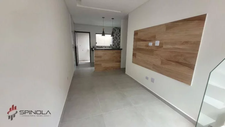 Imagem Sobrado com 2 dormitórios à venda, 57 m² por R$ 350.000,00 - Maracanã - Praia Grande/SP