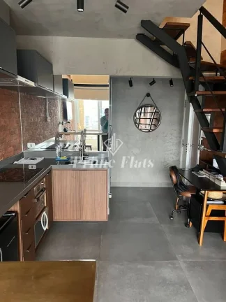 Imagem Flat disponível para locação no Dalí NYC Berrini Residence, com 40m², 1 dormitório e 1 vaga