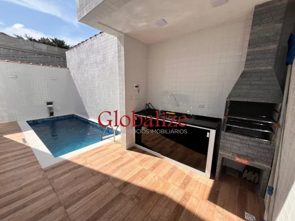 Imagem Casa sobreposta 3 dormitórios baixa com piscina no bairro do Embaré em Santos por R$1.390.000
