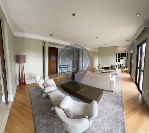 Imagem Apartamento luxuoso para venda ou locação em Moema, São Paulo-SP: 6 quartos, 4 suítes, 3 salas, 6 banheiros, 6 vagas, 313m².