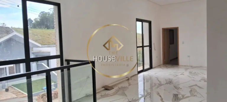 Imagem Casa Sobrado, 4 dormitórios (2 suítes), 4 vagas. Condomínio Mantiqueira, Sj