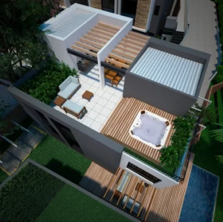 Imagem Casa de luxo em condomínio à venda em São Paulo - Jardim Leonor: 3 quartos, 1 suíte, 4 banheiros, 3 vagas, 250m².