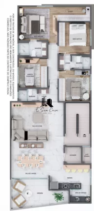 Imagem Apartamento à venda de 4 quartos Bairro Castelo - Belo Horizonte/MG