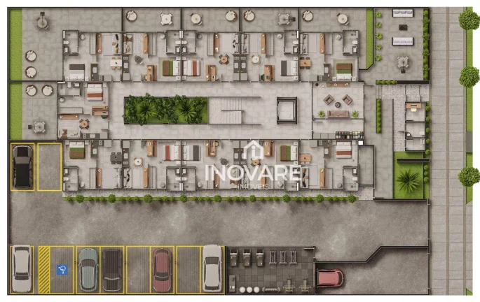 Imagem Apartamento com 1 dormitório à venda, 32 m² por R$ 282.000,00 - Vila de Furnas - Itumbiara/GO