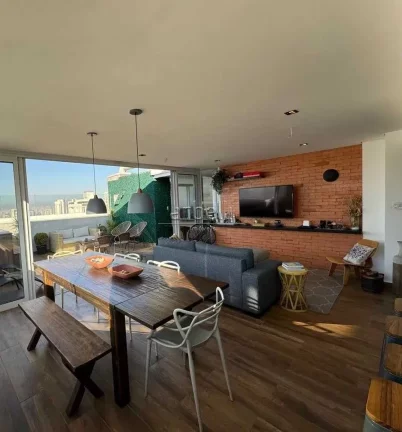 Imagem Apartamento tipo cobertura com 130 M², 3 dormitórios sendo 1 suíte, living, 2 banheiros, área de...