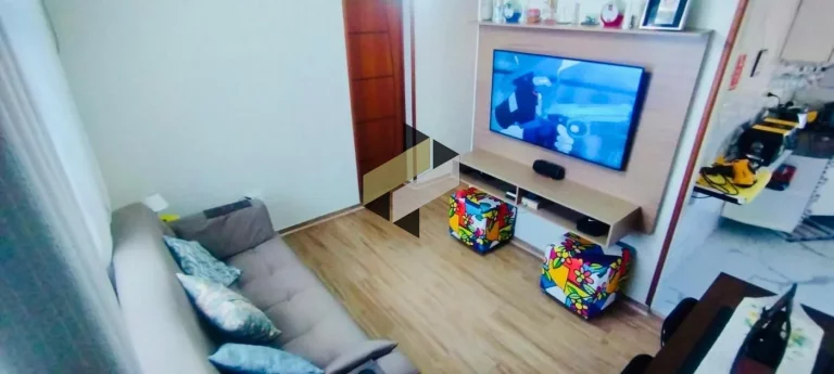 Apartamento para Venda em Santos, Embaré, 2 dormitórios, 1 banheiro, 1 vaga