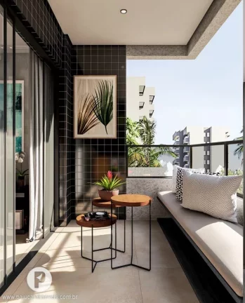 Imagem Quarto Sala 41m² ÷ 14 meses, Varanda Gourmet, 150m da Praia