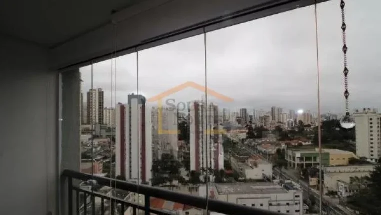 Imagem Apartamento com 42 m², composto por 1 dormitório, 1 banheiro, sala integrada com varanda e área d...