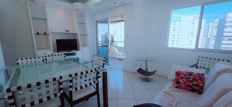 Imagem Apartamento para aluguel na Graça, Salvador/BA. Unidade mobiliada, nascente, em andar alto e com vi