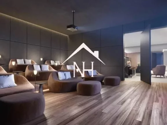 Imagem apartamento alto padrão 186m²,3 suítes, terraço gourmet, hall privativo, 3 vagas e um verdadeiro resort aos seus pés.