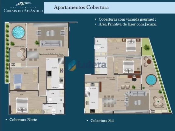 Imagem Apto - 3 Quartos - 1 Suíte - 76.35m² - Intermares, Cabedelo/PB