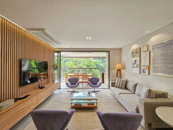 Imagem Apartamento de Luxo à Venda em Riviera de São Lourenço Módulo 07: 4 Quartos, 3 Suítes, 3 Salas, Varanda Gourmet, Lazer Completo!
