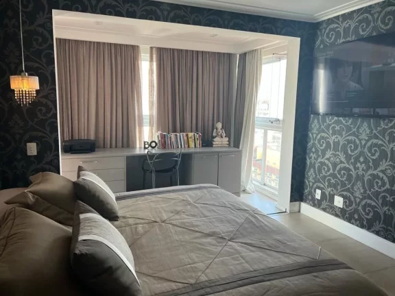 Imagem Apartamento cinematográfico no coração do Gonzaga, 3 suítes, 4 vags privativas, lazer completo, porteira fechada.