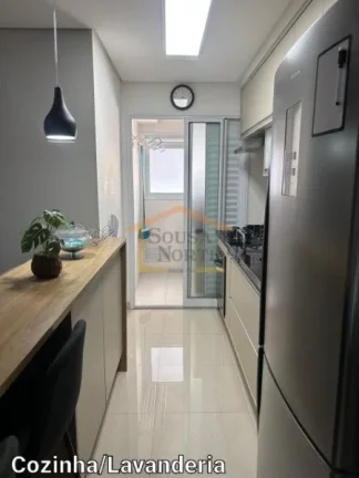 Imagem Apartamento 2 dormitórios, sendo 1 suíte, banheiro social, sala 2 ambientes, sacada gourmet, cozin...