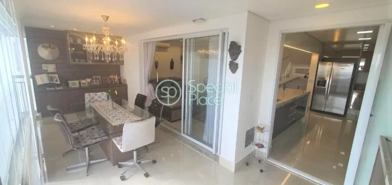 Imagem Ótima Cobertura Duplex com 263m² no Morumbi. Living para 03 ambientes, varanda gourmet com churras...
