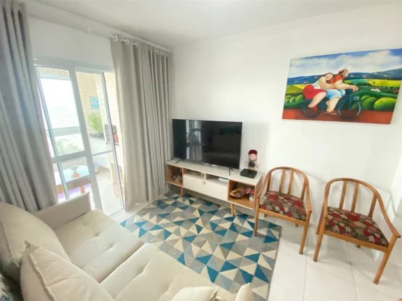 Imagem Apartamento com 2 dorms, Mirim, Praia Grande - R$ 450 mil, Cod: 2874