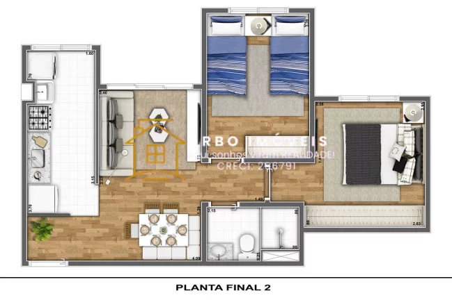 Imagem Residencial Quartier Clube | 2 dormitórios, 1 vaga lazer e completo, pronto para morar em Itapevi