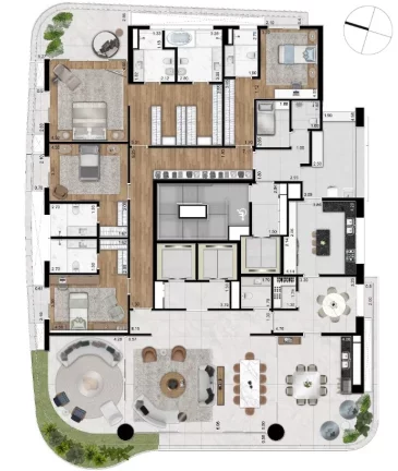 Imagem Edifício Casa Lafer, apartamento 4 quartos em Itaim Bibi São Paulo, apartment in São Paulo Brazil, apartamento 4 quartos em Itaim Bibi São Paulo