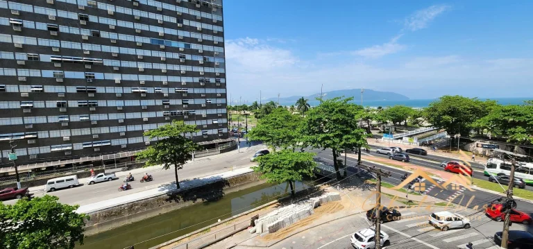 Imagem Apartamento com 3 dormitórios em Santos Vista Mar