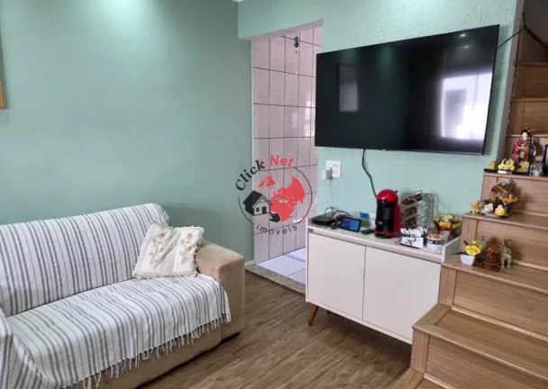 Imagem Sobrado em Condomínio Fechado à Venda na Paulicéia – 105m² com 2 dormitórios (1 suíte) quintal com churrasqueira! São Bernardo do Campo