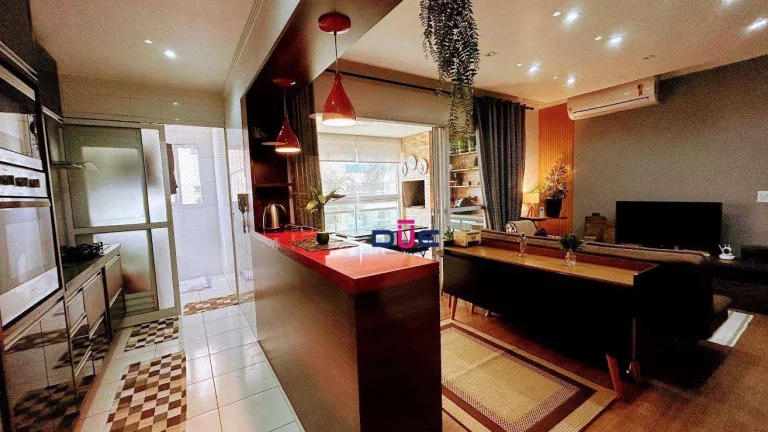 Imagem Apartamento com 2 dormitórios à venda, 78 m² por R$ 850.000 - Ponta da Praia - Santos/SP
