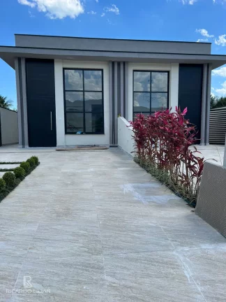 Imagem Casa nova com 3 Suítes, Pé Direito Alto, Cozinha Gourmet e Piscina Privativa no Condomínio Morada da Praia em Boraceia!